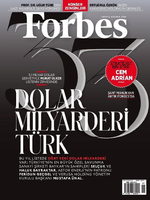 Title details for Forbes Türkiye by TMR YAYINCILIK TICARET ANONIM SIRKETI - Available